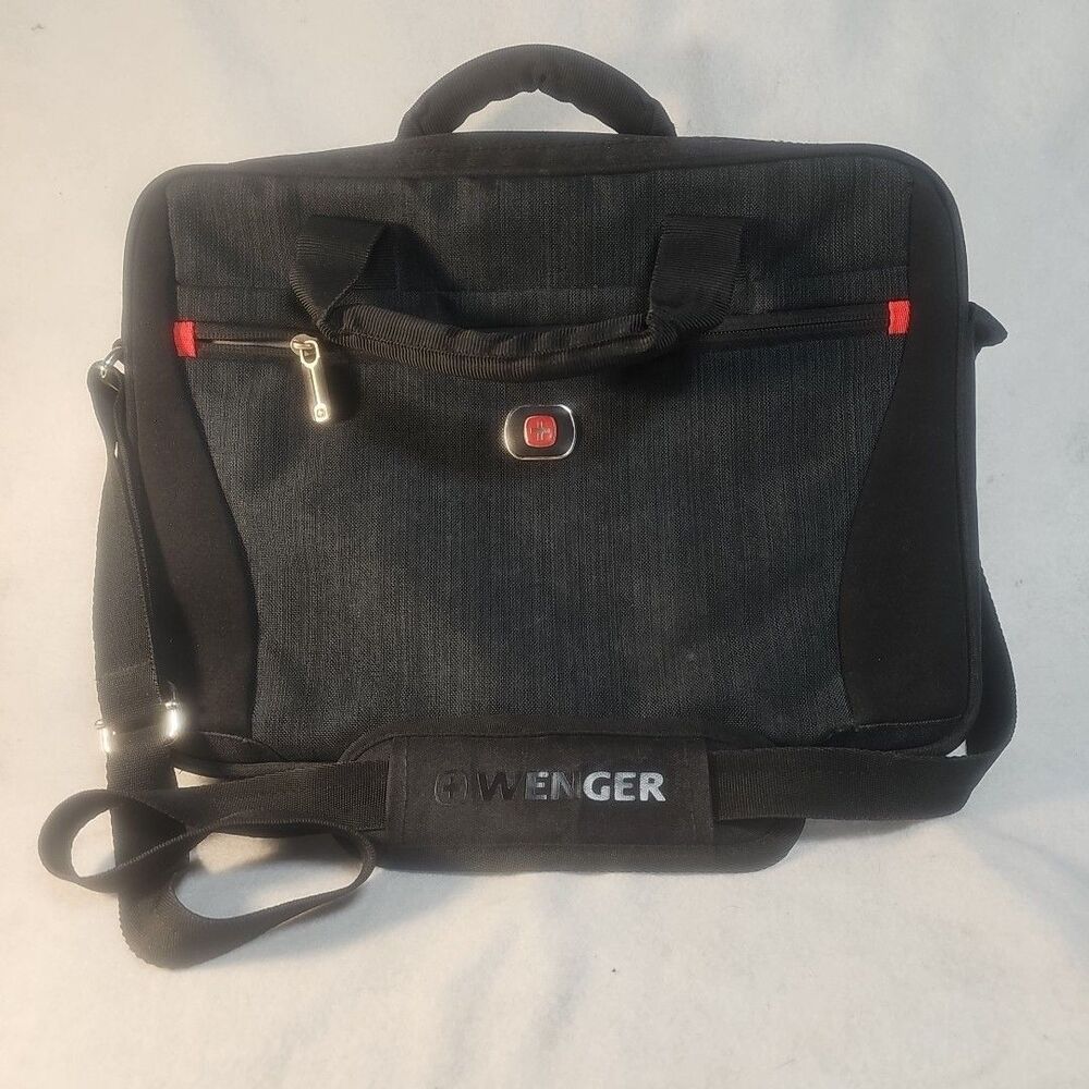 Wenger Swiss Army Laptop Computer Case Shoulder Bag Messenger Bag CarryOn Black